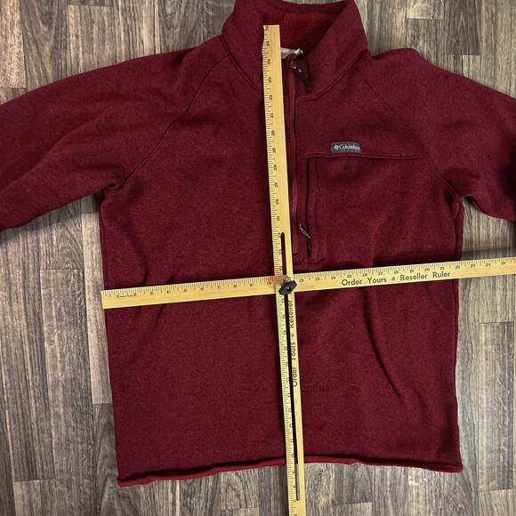 Columbia Red Half-Zip Fleece Pullover – Men’s XL – Outdoor Warm - Picture 5 of 5